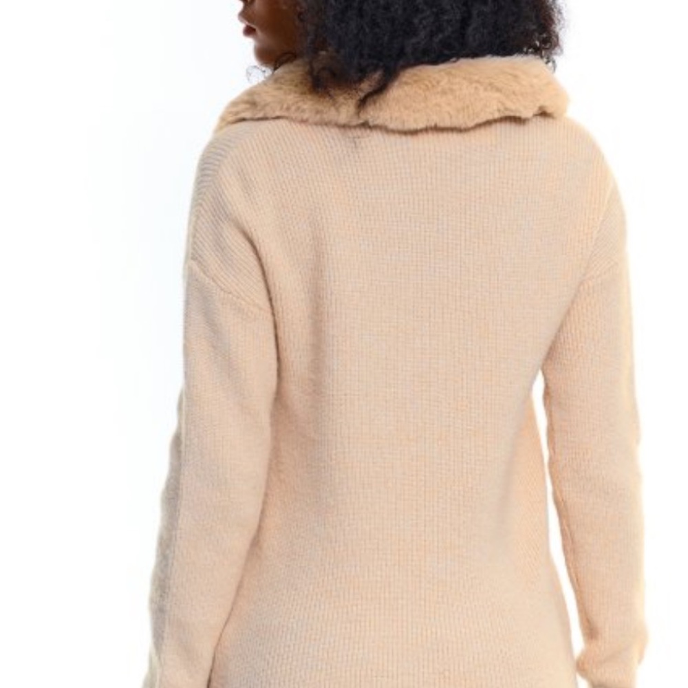 VALENTINO Cashmere Blend Mink Fur Sweater